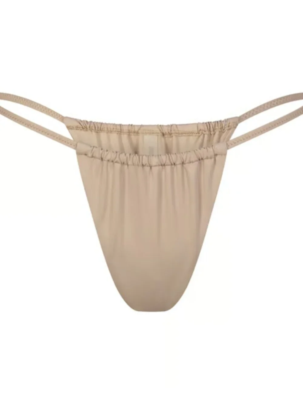 SKIMS | Signature Swim Adjustable Triangle Set | Desert | S/M | EUC